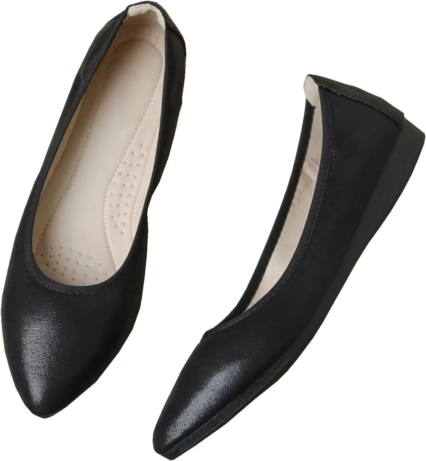 INEELUYI Soft Ballets Flats for Women Pointy Toe Comfortable Dress Ballerina Flats Shoes