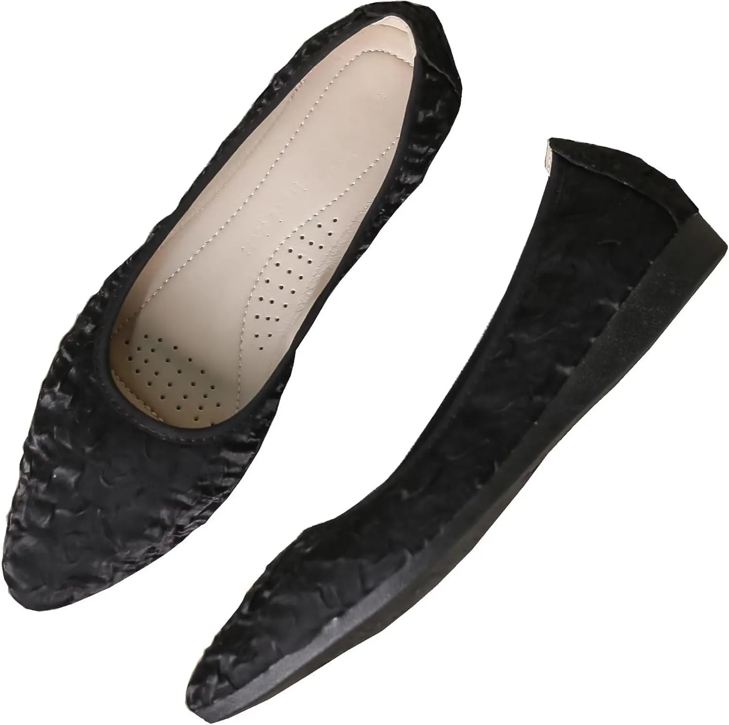 INEELUYI Soft Ballets Flats for Women Pointy Toe Comfortable Dress Ballerina Flats Shoes
