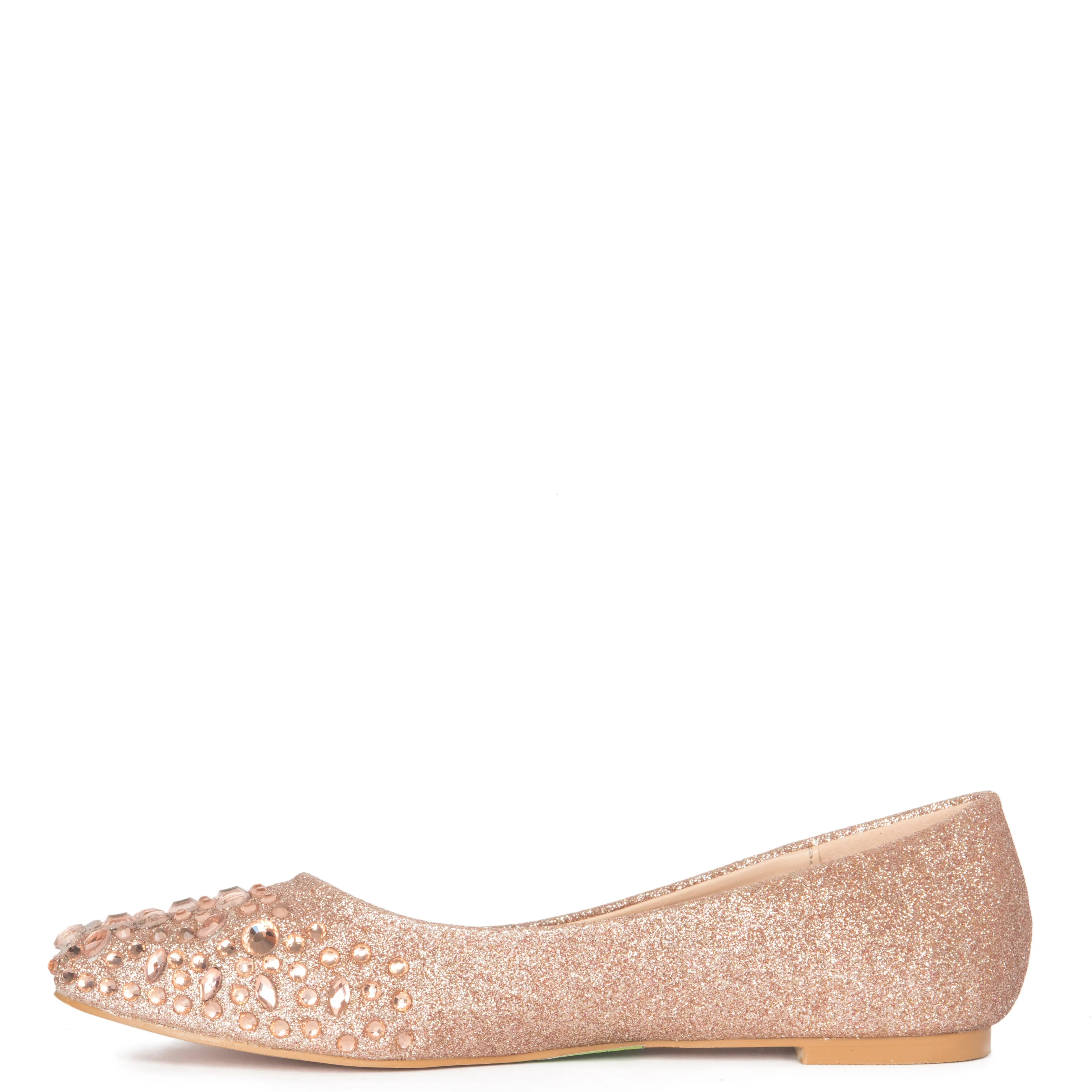 KELSEY BLACK SPARKLY RHINESTONE FLATS