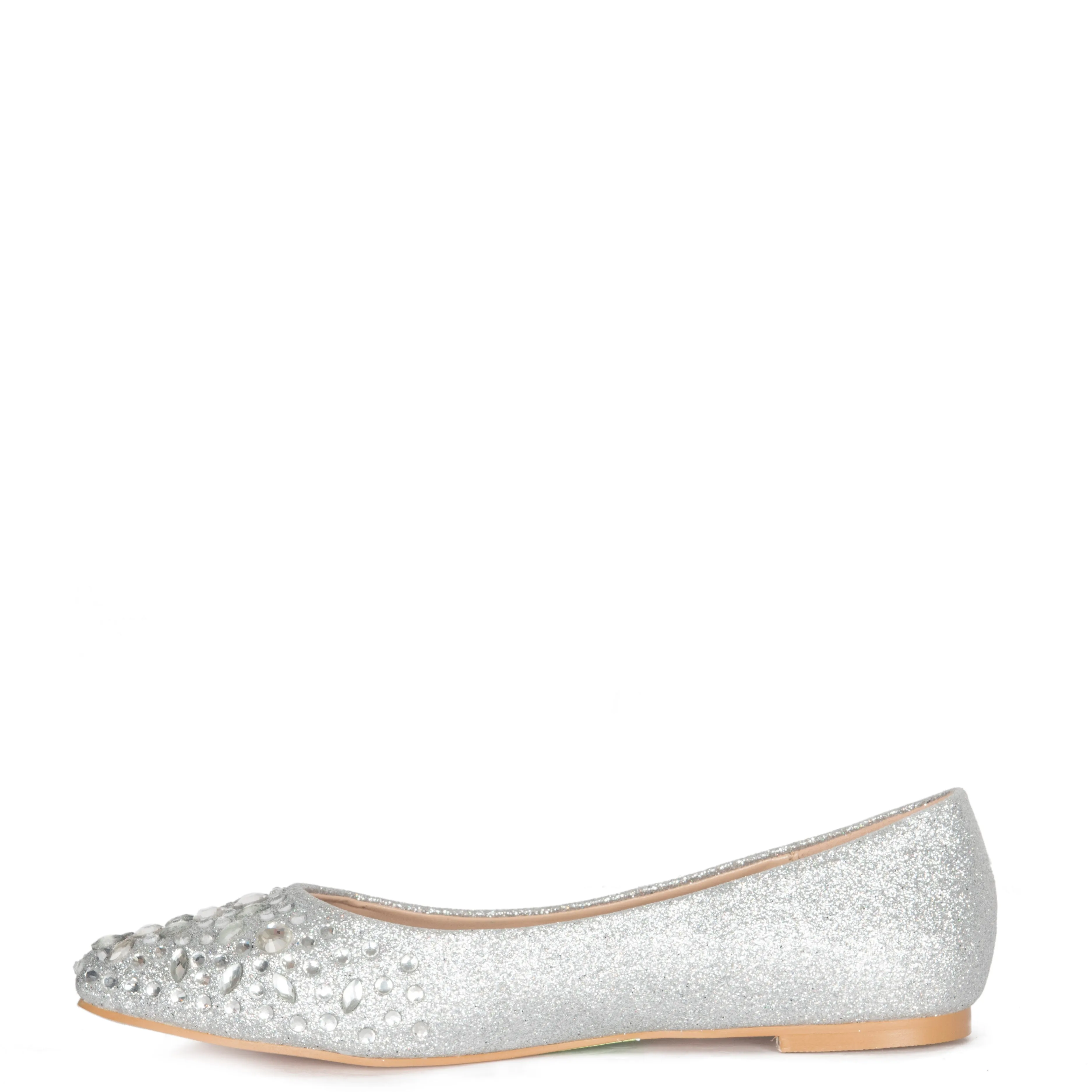 KELSEY BLACK SPARKLY RHINESTONE FLATS