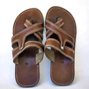 Kenyan handmade men Masai masaai maasai leather sandals/ flipflops with free shipping world wide