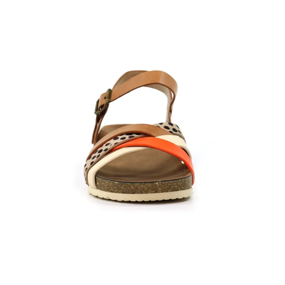 Lunar  Selina Sandal in Camel