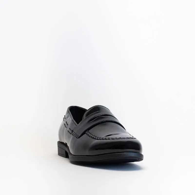 Mancini Men Patent Loafer With Saddle _ 150932