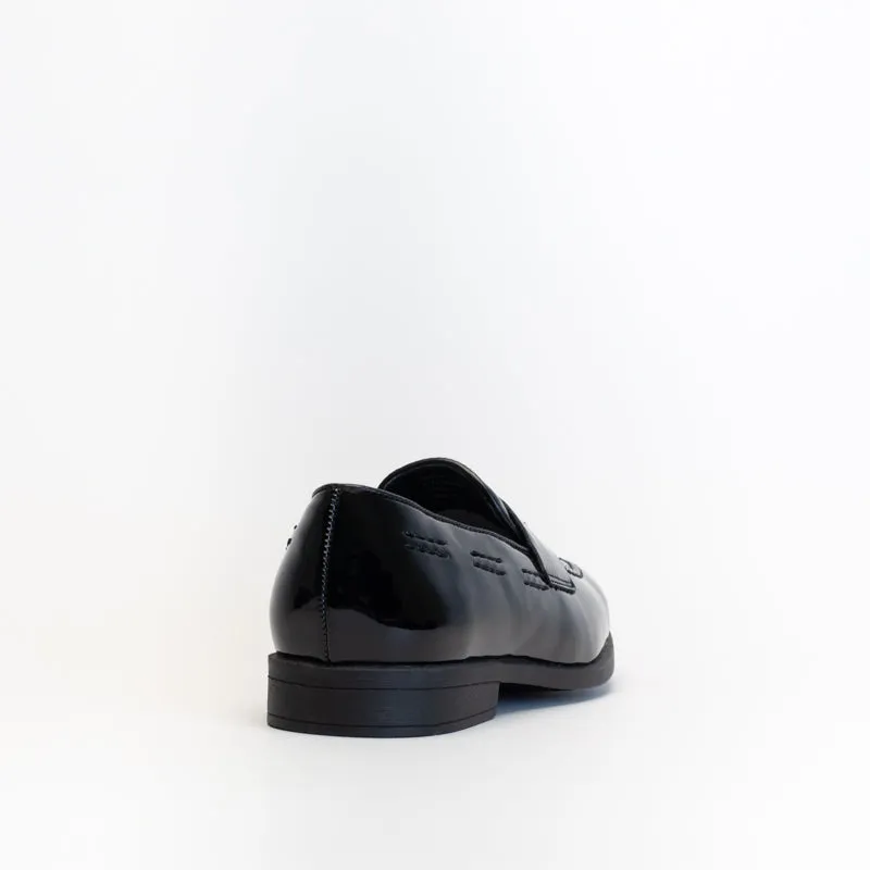 Mancini Men Patent Loafer With Saddle _ 150932