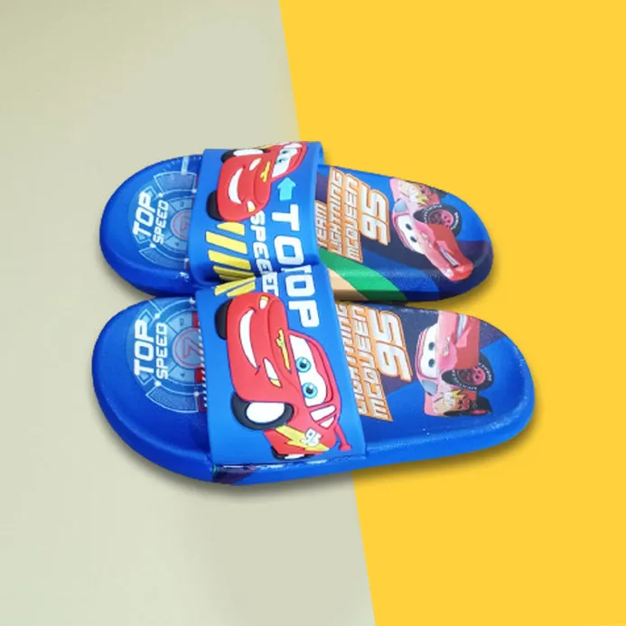 McQueen Car Blue Slippers 2451 A