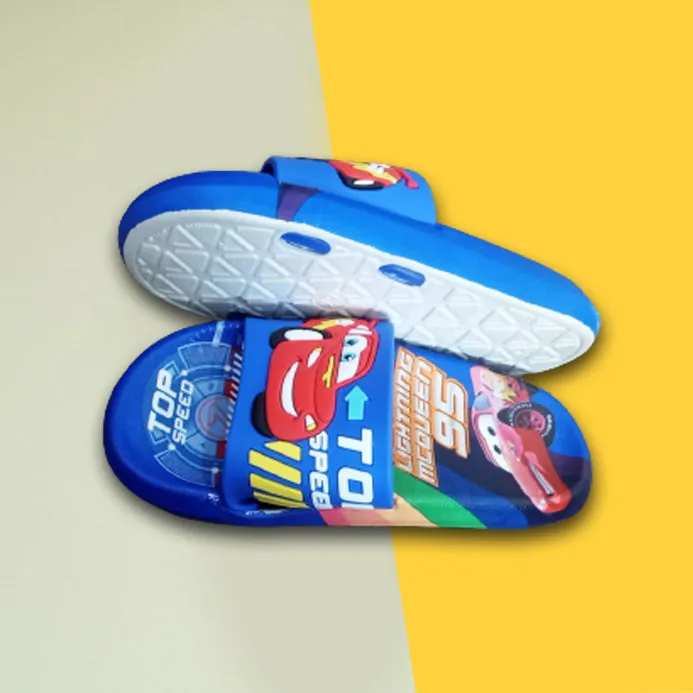 McQueen Car Blue Slippers 2451 A