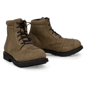 Milwaukee Leather MBL9323 Women's Premium Crazy Horse Vintage Brown Leather Lace-Up Motorcycle Riding Boots
