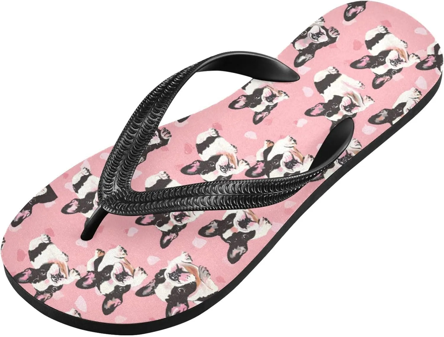 MNSRUU Flip Flops for Women Men Panda Rainbow Flip Flops Womens Slides Men Sandals Shower Slippers Summer Non-Slip Flipflops for Swim Beach Bathroom, XS