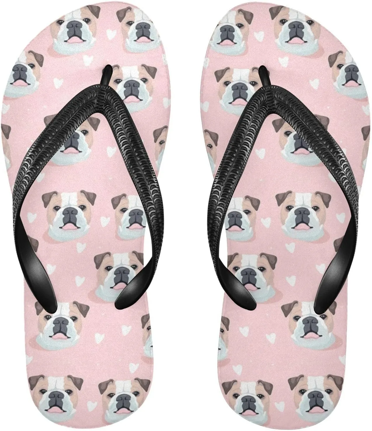 MNSRUU Flip Flops for Women Men Strawberry Flip Flops Womens Slides Men Sandals Shower Slippers Summer Non-Slip Flipflops for Swim Beach Bathroom, XS