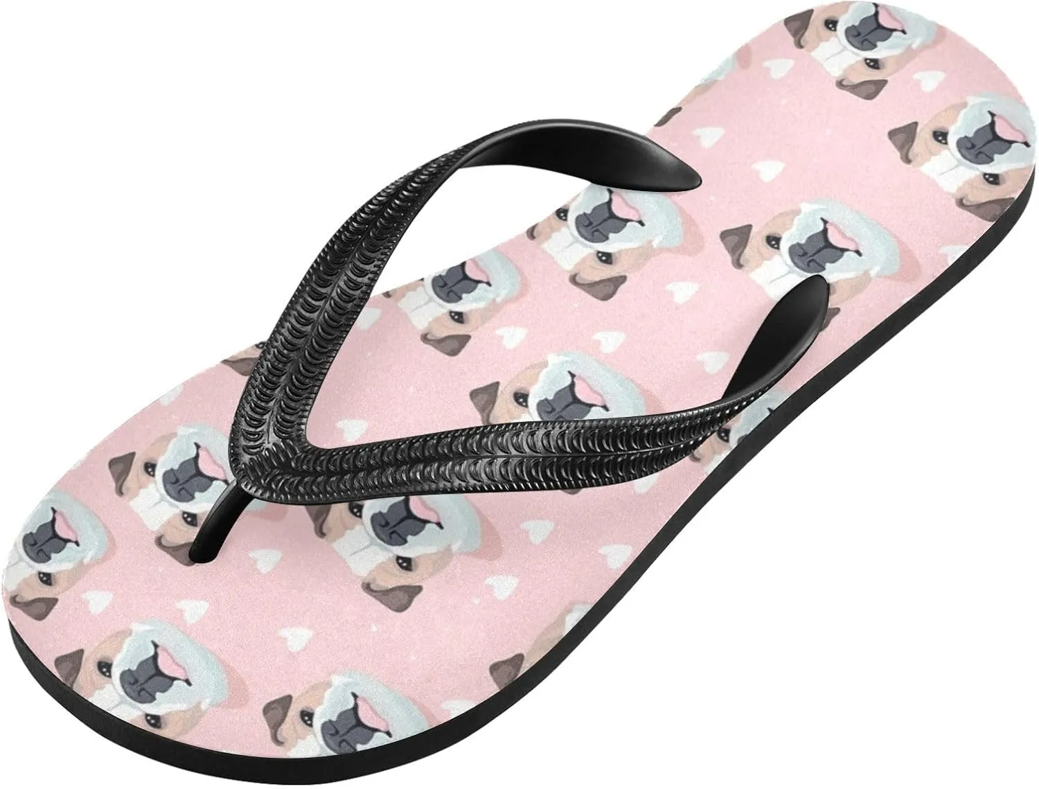 MNSRUU Flip Flops for Women Men Strawberry Flip Flops Womens Slides Men Sandals Shower Slippers Summer Non-Slip Flipflops for Swim Beach Bathroom, XS
