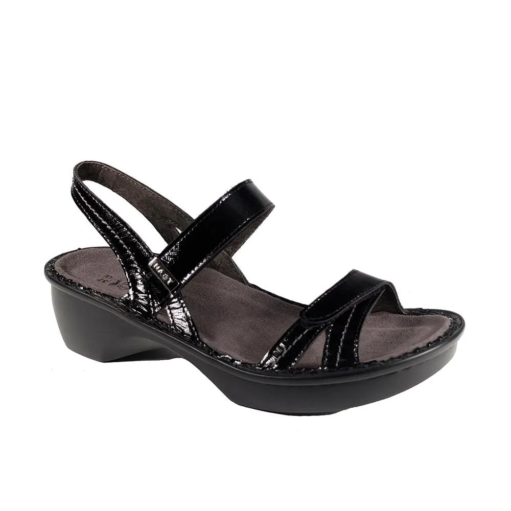 Naot Women's Brussels Sandals- Black Luster