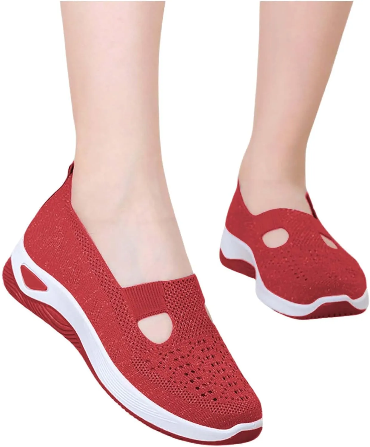 Orthopedic Shoes for Women Breathable Soft Slip On Mens Dress Shoes Casual Shoes Dressy Casual Wedge Sneakers Platform Tennis Shoe Loafers Shoe