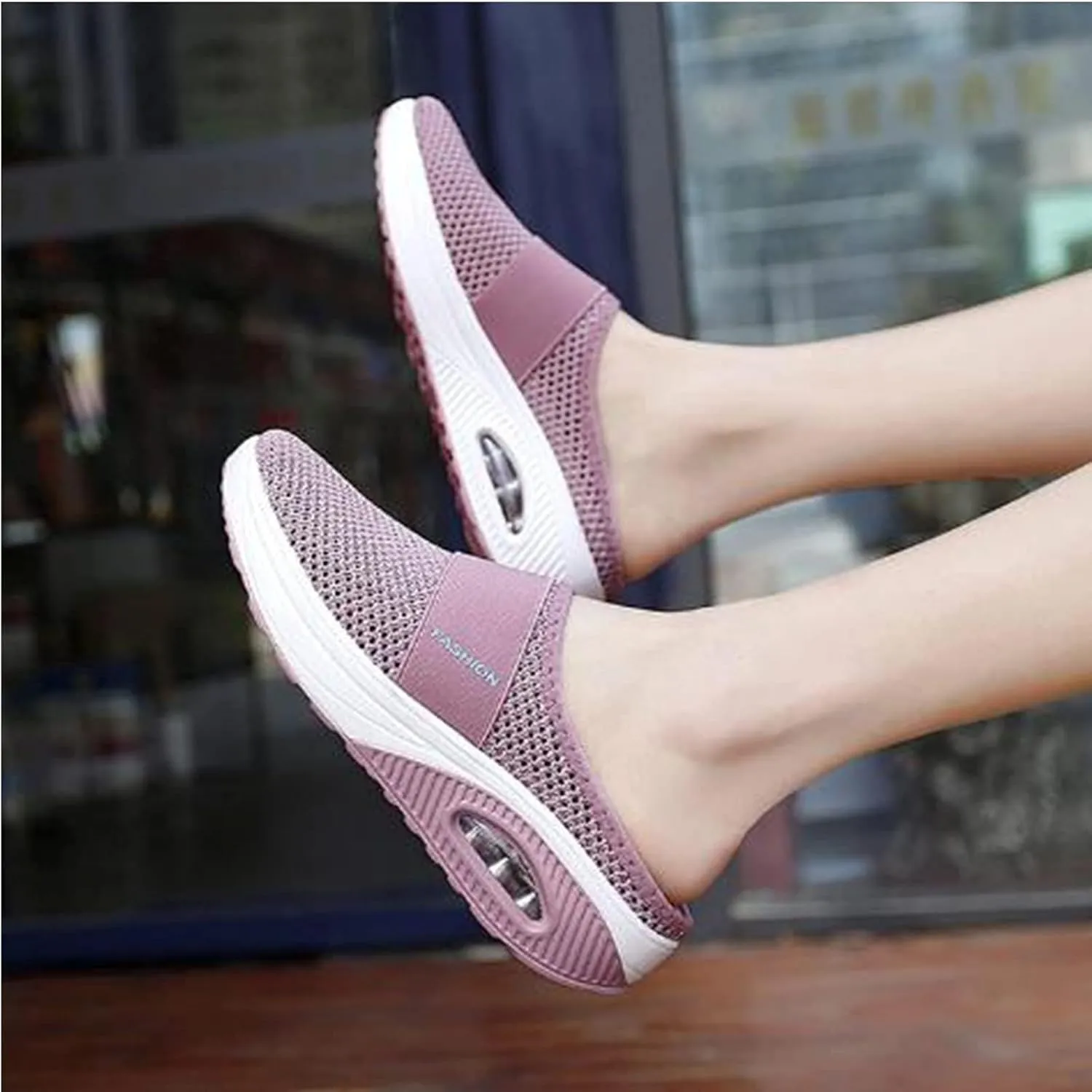 Orthopedic Slippers for Women Comfort Wear Orthowear Shoes Diabetic Shoes Sandals Air Cushion Slip On Walking Shoe with Arch-Support Womens Comfortorthowear Shoe Breathable Slippers