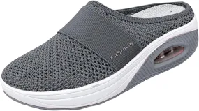 Orthopedic Slippers for Women Comfort Wear Orthowear Shoes Diabetic Shoes Sandals Air Cushion Slip On Walking Shoe with Arch-Support Womens Comfortorthowear Shoe Breathable Slippers