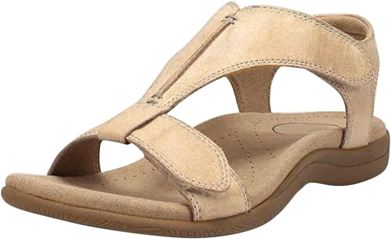 Orthowalkway Womens Sandals, Summer Sandals Women Comfortable Dressy Arch 2025 Support Walking Orthopedic Sandal