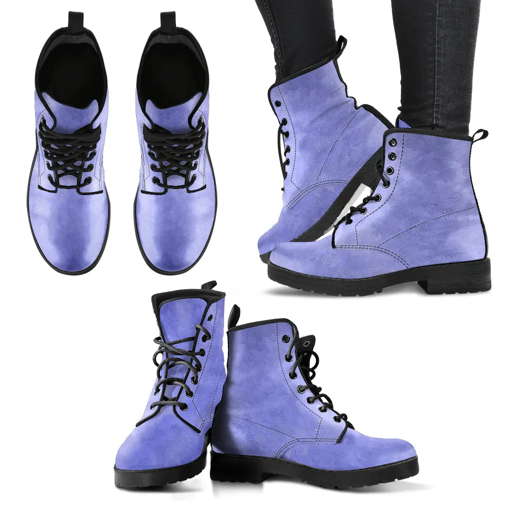 Purple Boots - Purple Pattern | Boho Shoes, Handmade Lace Up Boots, Vegan Leather Lace Up Boots Women, 90s Boots, 2000s Boots, Combat Boots