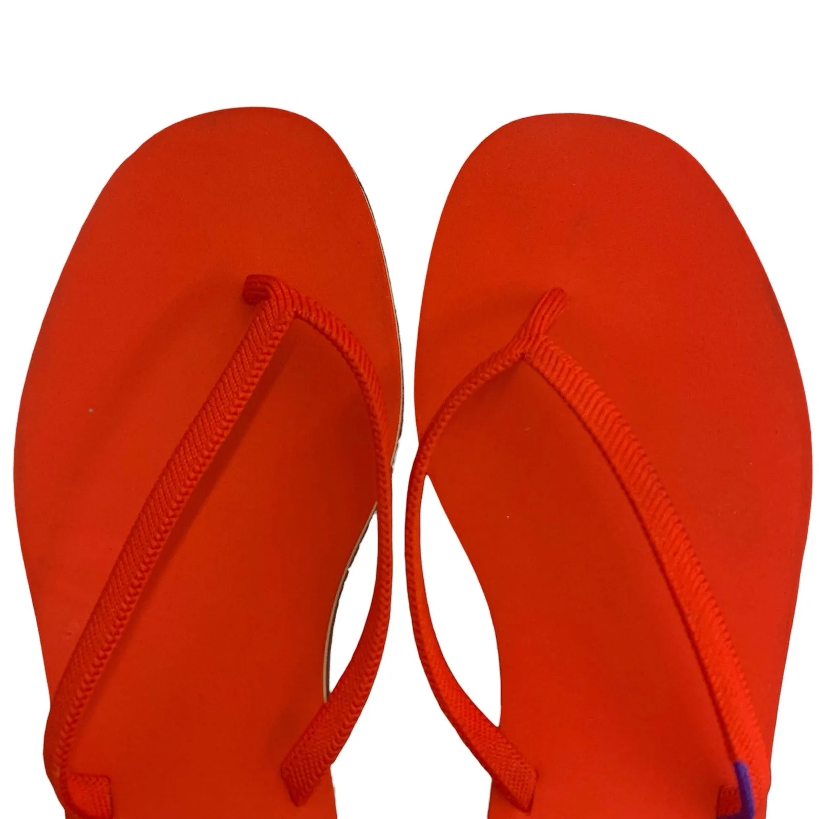 Rothy's Red Firecracker Flip Flop SZ 7