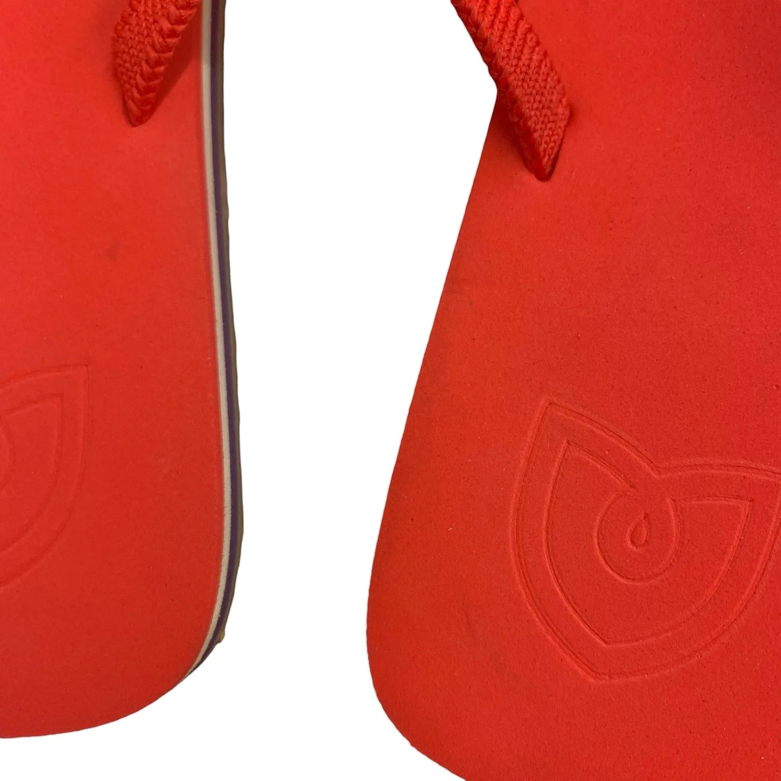 Rothy's Red Firecracker Flip Flop SZ 7