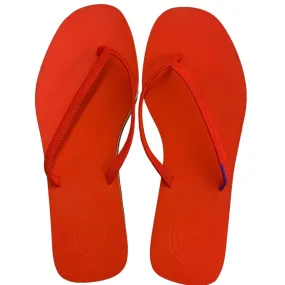 Rothy's Red Firecracker Flip Flop SZ 7