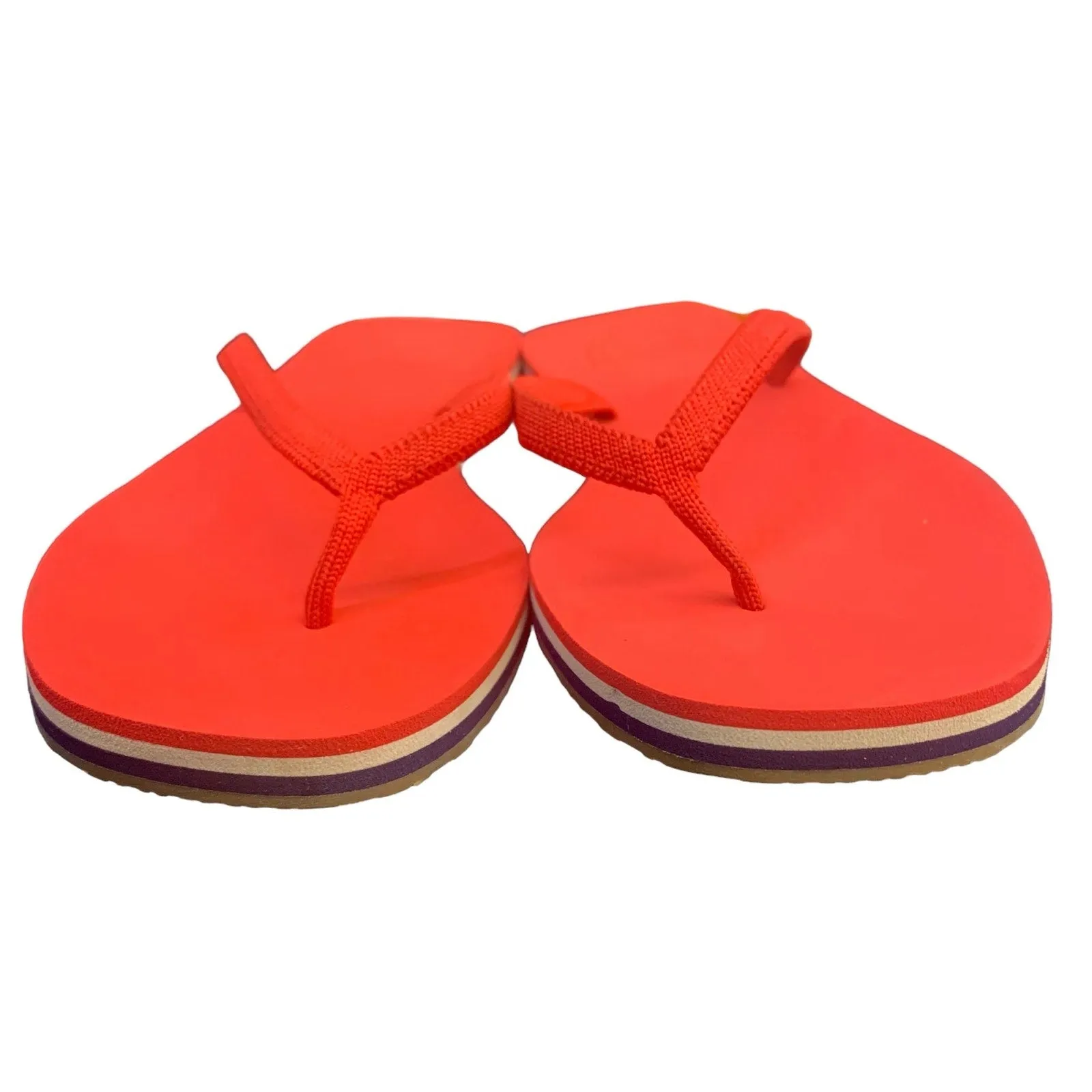 Rothy's Red Firecracker Flip Flop SZ 7