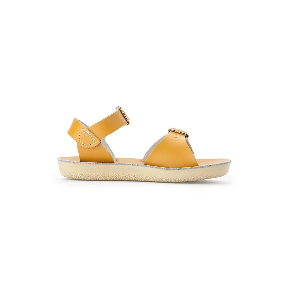 SALTWATER - KIDS SUNSAN SURFER SANDAL: MUSTARD