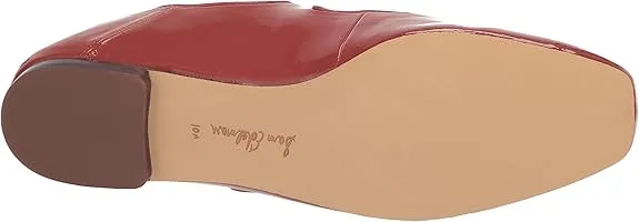 Sam Edelman Michaela Dark Auburn Rust Mary Jane Ankle Strap Squared Toe Flats