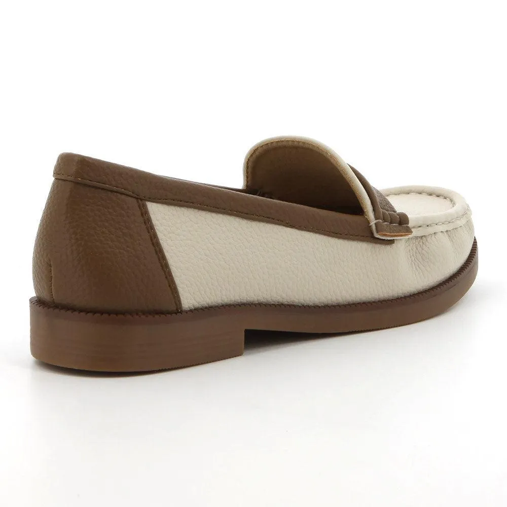 Soft Style By Hush Puppy Lamar Loafer With Saddle - Natural