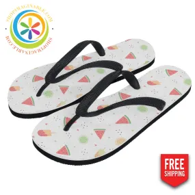 Summer Watermelon Men's & Ladies Flip-Flops