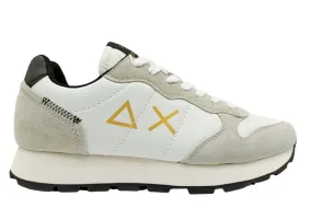 Sun68 scarpa sneakers da uomo Tom Suede Z41104 31 bianco panna