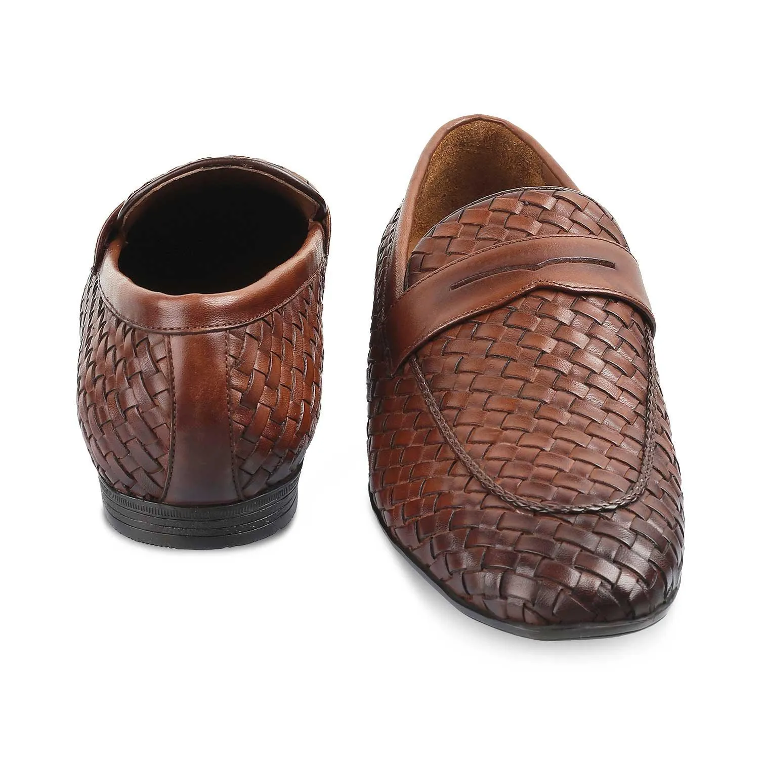 The Noki Brown Men's Leather Loafer