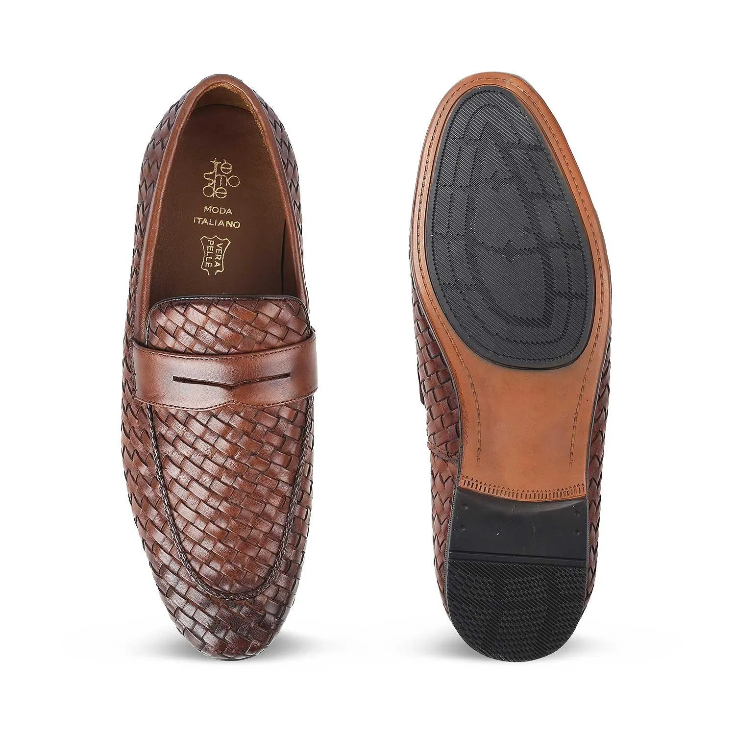 The Noki Brown Men's Leather Loafer