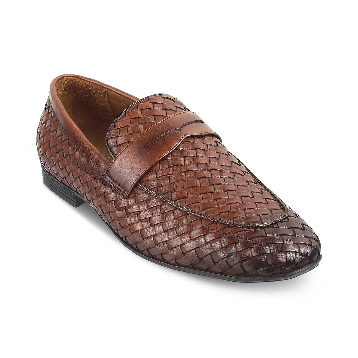 The Noki Brown Men's Leather Loafer