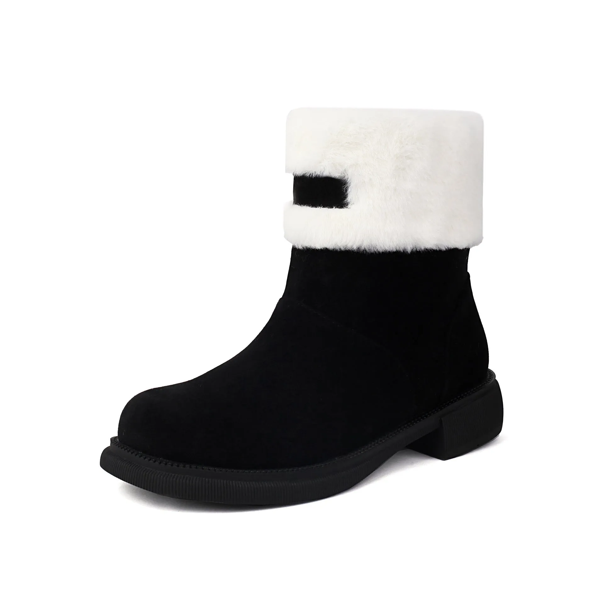 Tillbuy Furry Snow Boots