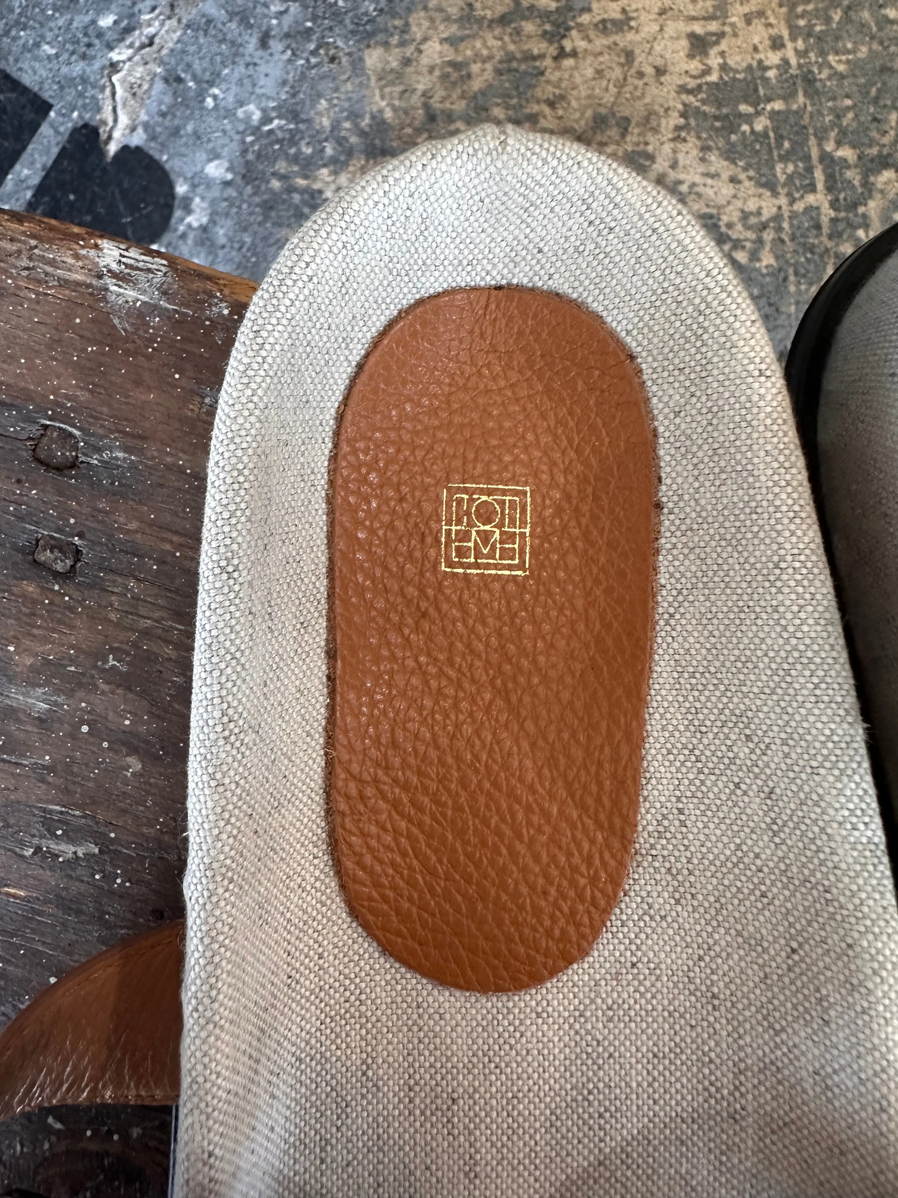 Toteme Brown Chunky Sandals