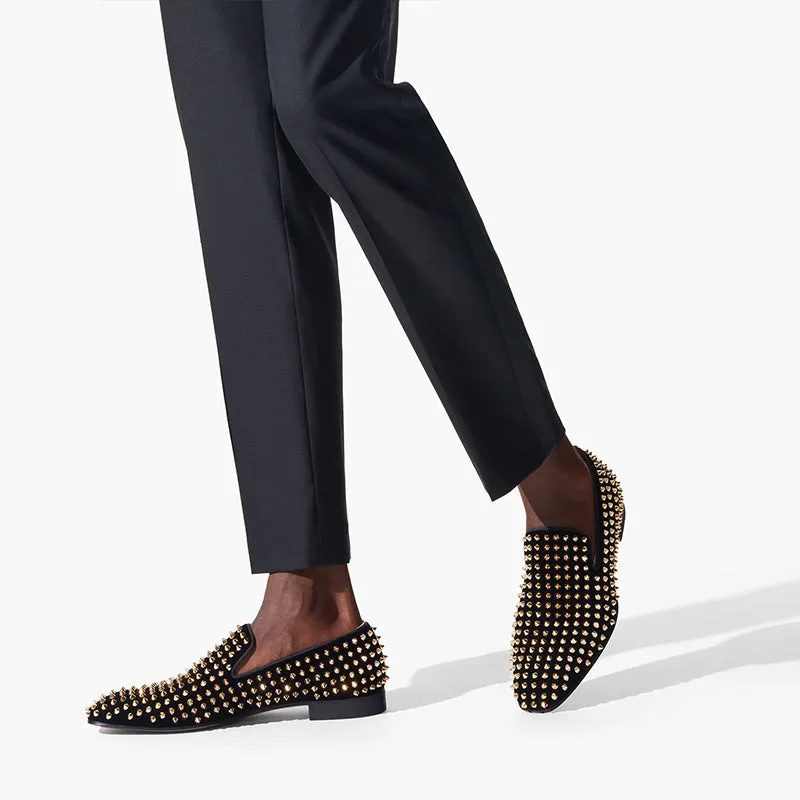 Trendy Spiked Rivets Studded Loafers