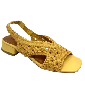 Valerio Conte Salto sandal  -  Mustard