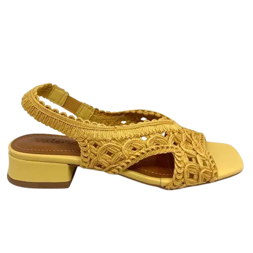 Valerio Conte Salto sandal  -  Mustard