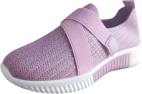 Women's Fashion Sneaker Mesh Slip On Black Non Slip Shoes for Women Comfortable Wide Tennis Shoes for Men Womens Comfortable Loafers White Sneakers for Men