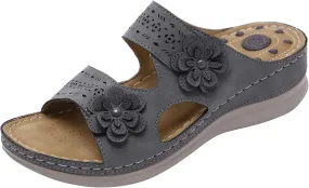 Women's Slippers Breathable Anti-Slip Flip Flops for Women Retro Large Size Summer Beach Sandals